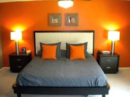 Orange Und Graue Schlafzimmer Ideen Dekoration Ideen Orange Bedroom Walls Bedroom Orange Gray Master Bedroom