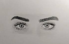 Add a pupil in the center of the circle and fill it. How To Draw Two Eyes Step By Step Easily For Beginners