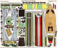 Bateau Canon Paper Models Vintage Paper Doll Backgrounds