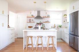 An Open Concept Kitchen Renovation Complete With Ikea Cabinets In 2020 Kitchen Renovation White Kitchen Renovation Small Space Kitchen