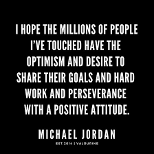Perseverance Positive Attitude Michael Jordan Quotes Poster Jordan Quotes Michael Jordan Quotes Motivational Quote Posters