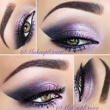 Makeup For Green Eyes Purple Eye Makeup Makeup Day Eye Makeup