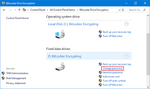 Then, on the change password dialogue box, enter the old password, followed by a new. How To Change Bitlocker Password In Windows 10 8 7 Password Recovery