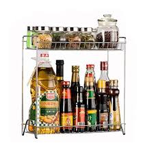 Vicoki Zwei Schichten Wurze Storage Rack Edelstahl Abnehm Https Www Amazon De Dp B01n2xvp02 R Cuisine En Acier Inoxydable Etagere A Epices Etagere Cuisine