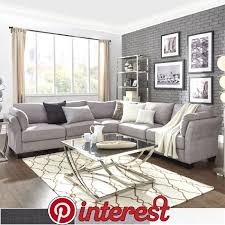 Elize L Shaped 5 Seat Linen Fabric Modular Sectional Seating By Inspire Living Room Furniture Layout Modular Living Room Furniture Living Room Furniture Styles