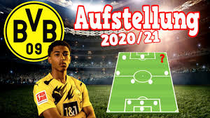 Endet am heute, 21:08 mez2std 24 minabholung. Borussia Dortmund Aufstellung 2020 21 Bvb Mit Bellingham Sancho Youtube