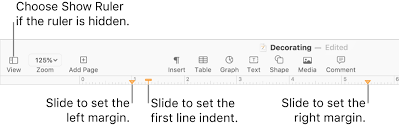 Docs' default margins are 1 inch on each side of the page, but you can change the margins to accommodate the needs of your document. Set Paragraph Margins In Pages On Mac Apple Support