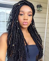 Black And Blonde Crochet Faux Locs Pin By Erin Morrison Black On 2015 Locs Hairstyles Goddess Braids Hairstyles Faux Locs Hairstyles