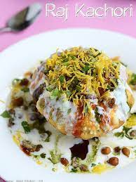 Raj Kachori Recipe Chaat Recipes Raks Kitchen Recipe Chaat Recipe Indian Food Recipes Vegetarian Indian Food Recipes