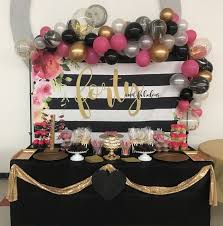 Pin On Birthday Party Black Red White Gold Pink Gold