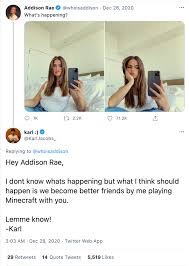 To play on a minecraft server you will need 2 things; Is Addison Rae Joining Dream Smp Something Is Definitely In The Works