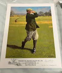 New Bernard Willington signed numbered Frederick R Freddie McLeod vintage  print