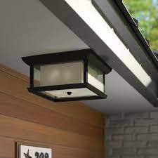 3 inch square 18 watt mini aux square flush mount mini auxiliary 18 watt led work light with 6 x 3 watt cree leds. Lark Manor Adora 2 Light Led Outdoor Flush Mount Reviews Wayfair