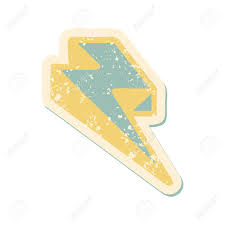 Favorite add to lightning bolt temporary fake tattoo sticker (set of 6) ohmytat. Iconic Distressed Sticker Tattoo Style Image Of Lighting Bolt Royalty Free Cliparts Vectors And Stock Illustration Image 146866773