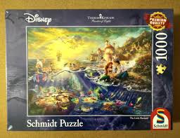 Thomas kinkade little mermaid puzzle. Thomas Kinkade The Disney Collection The Little Mermaid Jigsaw Puzzle 1000 Pieces Toys Games Others On Carousell