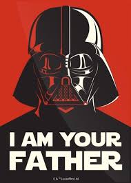 However, george lucas originally intended for sidious to be anakin's father as the book, the making of star wars revenge of the sith reveals the scene on page 42. Star Wars I Am Your Father Blechschilder Zum Sammeln Fur Deine Wand