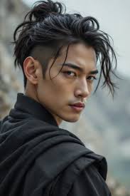 Create cinematic portrait of stylish man