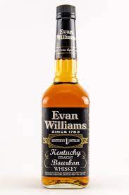 Der tropfen wird in der brennerei bernheim nach einem . Evan Williams Black Label Kentucky Straight Bourbon Whiskey