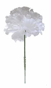 Case Of 100 White Carnation Bulk Silk Flower Picks Br 3 5 Bloom X 5 Tall Bulk Silk Flowers Silk Flower Arrangements Carnations