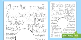 La festa del papà ricorre ogni 19 marzo, offrendoci la possibilità di dedicare un pensiero ai nostri papà leggi l'articolo completo: Festa Del Papa Aggettivi Biglietto D Auguri Teacher Made