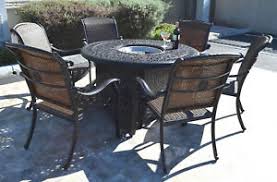 We did not find results for: Cast Aluminum Wicker Furniture Patio 7pc Fire Pit Dining Set With Round Table Ebay