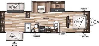 Forest River Wildwood Rv Wholesale Superstore Trailer Living Travel Trailer Living Rv Floor Plans