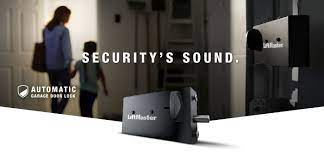 The garage door opens partially. Garage Door Lock Liftmaster Garage Door Lock Garage Doors Diy Home Security