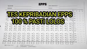 Hal ini untuk menghindari orang yang tidak cocok kepribadiannya dengan posisi yang dilamar. Tes Kepribadian Epps Di Jamin 100 Lolos Youtube