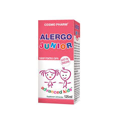 10 ml ( 2 linguriţe) de 3 ori pe zi. Cosmo Sirop Alergo Junior 125 Ml Pret 23 9 Lei Farmacia La Pret Mic