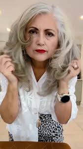 Long Hair over 60 Women