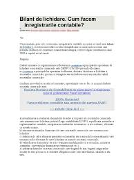 Cuvinte cheie lichidarii societati comerciale ocazia intocmeste bilant au contribuit filip lepus filip net. Magician Imaginativ Radioactivitate Cine Poate Intocmi Un Bilant De Lichidare Firma Fara Activitate Justan Net