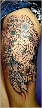 Girls like to have dreamcatcher tattoos on hand and the thigh. 45 Amazing Dreamcatcher Tattoos And Meanings Girl Thigh Tattoos Dreamcatcher Tattoo Leg Tattoos
