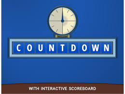 Type in letters in the box below. Countdown Ppt Game With Scoreboard Teaching Resources