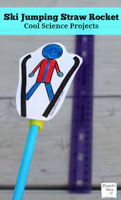 Cool Science Projects Ski Jumping Straw Rockets Jdaniel4s Mom Cool Science Projects Olympic Crafts Fun Science