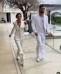 The tv star shared a gallery of photos to instagram on sunday, which. Inside Pictures From Chris Hemsworth And Elsa Pataky S Epic White Party Photogallery Etimes