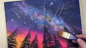 Like in real life, these events in the game are mesmerizing and uncommon. Galaxy Shooting Stars Easy Acrylic Painting 10 Mins Art Easy Painting Ideas For Beginners Youtube