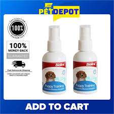 Bioline Dog Puppy Here Potty Training Housebreaking Aid Spray For Dog To Help Puppies Pee 50ml Shopee Philippines