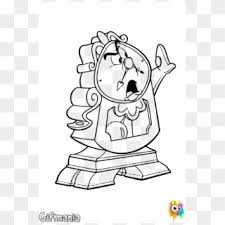 Supercoloring.com is a super fun for all ages: Cogsworth Beauty And The Beast Cogsworth Drawing Clipart 3917916 Pikpng