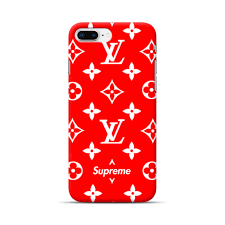Shop for iphone 8 plus cases in iphone cases. Classic Red Louis Vuitton Monogram X Supreme Logo Iphone 8 Plus Case Caseformula