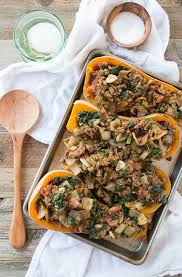 Stuffed Butternut Squash Paleo Recipes Dinner Ground Beef Paleo Recipes Ground Beef Recipes