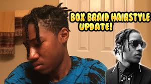 Asap rocky inspired hair tutorial | travis scott, lil yachty asap rocky braids. Asap Rocky Box Braid Hairstyle Update Youtube