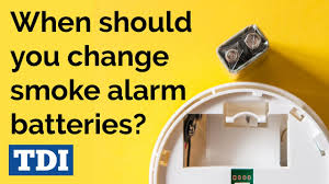 Why not wait until they actually die? How Often Should You Change The Batteries In A Smoke Detector Youtube