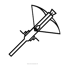 A weapon to shot a projectile, the arrow coloring page. Crossbow Coloring Page Ultra Coloring Pages