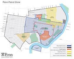 University Of Pennsylvania Map Penn Patrol Zone And University City Area Map – Division Of Public Safety