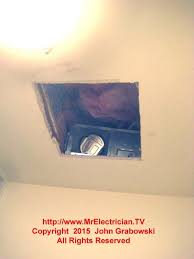 The Prewired Duct Connector Is Pushed Up Into The Ceiling Awaiting The Installation Of The Panasonic Whisperfit Ba Fan Repair Bathroom Fan Bathroom Exhaust Fan