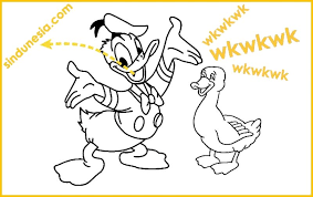 Misalnya warnai badannya dengan warna kuning, sedangkan bagian topinya diberi warna pink atau merah. 99 Sketsa Bebek Paling Unik Paling Menarik Wkwkwk Sindunesia