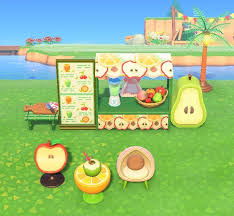 Twitter Fruit Stall Colorful Fruit Animal Crossing