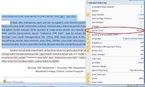 Check spelling or type a new query. Cara Mudah Menghitung Jumlah Kata Dalam Ms Word 2003 2007 Dan 2010 Look At The Other Sides