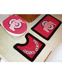 Ohio State Buckeyes 3 Piece Bath Rugs Ohio State Decor Ohio State Ohio State Buckeyes