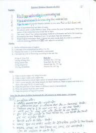 Creative Holiday Homework For Class 7